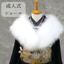 ショール 【★4月大決算市500円offクーポン配布中★】成人式 ショール 振袖ファー 振袖ショール マフラー 白 ホワイト ふわふわ ファーショール 羽根 卒...