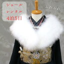 ショール 【★4月大決算市500円offクーポン配布中★】レンタル 振袖ショール 着物ショール 着物 振袖 ショール単品 羽毛ショール 往復送料無料 白 ホワイ...