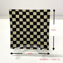 ガラス皿　オーダー品　飾り皿　10cm　丸型　角型　リメイク　リメイクオーダー　ガラス製品　きものリメイク　帯リメイク　思い出　プレゼント　記念品　送料無料　お皿　食器　ガラス食器