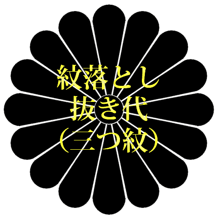 Rakuten - 紋落とし　抜き代（三つ紋）女