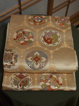 西陣織礼装用袋帯 六通柄 有職裂地文【袋帯】【礼装用】【西陣織】【有職文様】【送料無料】【smtb-k】【ky】