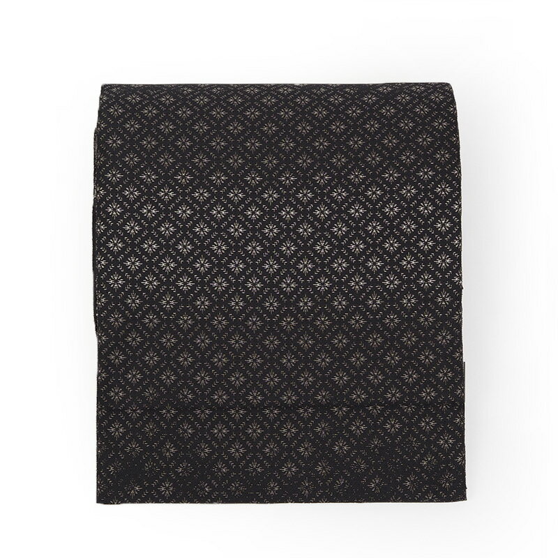 正絹八寸名古屋帯 西陣織「光龍郷」灰　お仕立てあがり　プレタ　パーティーにも！【Kimono Factory no..