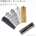 本場縞大島・きょらぎんの小さなペンケース1 筆箱【Kimono Factory nono のの キモノファクトリーノノ】