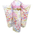 【 中古 】 振袖 襦袢 2点 セット リサイクル着物 正絹 花鳥模様 鴛鴦 マルチカラー 白色 薄紫色 多色 身丈158.5cm 裄66.5cm M A120...