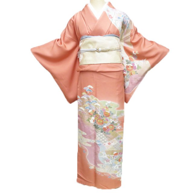 訪問着 三越 美品 身幅ゆったり