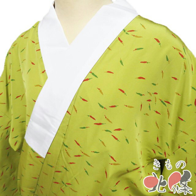 丈124.5cm(+0) 裄66cm(+2.5) 袖丈48cm(+3.5) ※サイズのお直し、承ります。 （身丈のみ、身幅のみのお直しは承っておりません） ※身丈は肩から測っております。 ※()内の数字はお直しで直せる長さを示しています。お仕立て直しの場合は胴裏を付け替えるため、さらに長く直せる場合があります。詳しくはお問い合わせください。 単位：cm 素材 正絹 商品ランク C（使用感が少しあったり、ほとんどわからない程度のシミ汚れはあるが、中古品としては状態の良い物で80点以上の物。） ●お色 鶸色 多色 衣紋抜きに少しアクがございますが、他は綺麗でまだまだご着用いただけるお品物です。 写真に写っている襦袢のみの販売で紐等の付属品はついておりません。 一部商品は実店舗・他サイトでも並行して販売しておりますので売り切れの際はご了承ください。 n 【　商品ランク表　】ランクは厳しめですのでCランクでしたら全く問題なく着用できます。Dランクでも着用すればわからない程度です。A・・・新品もしくは未使用品で大変綺麗な状態の物。B・・・数回使用された程度の使用感はありますが、汚れ等もなく綺麗な状態で90点以上の物。C・・・使用感が少しあったり、ほとんどわからない程度のシミ汚れはあるが、中古品としては状態の良い物で80点以上の物。D・・・多少のシミ汚れがあり使用感はあるが、古着にご理解のある方なら着用できる程度の物で60点以上の物。E・・・気になるシミ汚れキズ等があり、練習用・リメイク材料などに適す物。【　仕立て直し承ります　】着物 裄直し・・・9,350円着物 袖丈直し・・・8,250円着物 袖の作り直し・・・11,000円着物 袷 仕立て直し（洗い張り＋仕立て＋新品胴裏＋新品八掛）・・・41,800円着物 単衣 仕立て直し（洗い張り＋仕立て＋新品の居敷当・衿裏・背布施）・・・37,400円着物 パールトーン・・・12,100円帯 パールトーン・・・8,800円※税込価格での表記をしております。上記は参考価格になります。仕立て直しは着物をほどいてみないと正直わからない部分がどうしてもございます。ほどいた後に「希望通りの長さがでない」「出した際に跡が残ってしまう」等がございましたら、お客様に続行かキャンセルかをご判断頂きますので、その際は速やかにご返信頂けますようお願い申し上げます。その時点でのお仕立て直しのキャンセル（商品のキャンセルも含む）に関しては一切の請求はございません。何卒ご理解賜りますようお願い申し上げます。※仕立てにつきましてはクーポン対象外となります。丈124.5cm(+0) 裄66cm(+2.5) 袖丈48cm(+3.5) ※サイズのお直し、承ります。 （身丈のみ、身幅のみのお直しは承っておりません） ※身丈は肩から測っております。 ※()内の数字はお直しで直せる長さを示しています。お仕立て直しの場合は胴裏を付け替えるため、さらに長く直せる場合があります。詳しくはお問い合わせください。 単位：cm 素材 正絹 商品ランク C（使用感が少しあったり、ほとんどわからない程度のシミ汚れはあるが、中古品としては状態の良い物で80点以上の物。） ●お色 鶸色 多色 衣紋抜きに少しアクがございますが、他は綺麗でまだまだご着用いただけるお品物です。 写真に写っている襦袢のみの販売で紐等の付属品はついておりません。 一部商品は実店舗・他サイトでも並行して販売しておりますので売り切れの際はご了承ください。 n 着用シーンにより、和装小物（帯締め/帯揚げ/草履バッグ）や帯/着物の組み合わせが変わることがあります。ご不明点・ご相談がございましたら、お気軽にお問い合わせ下さい。