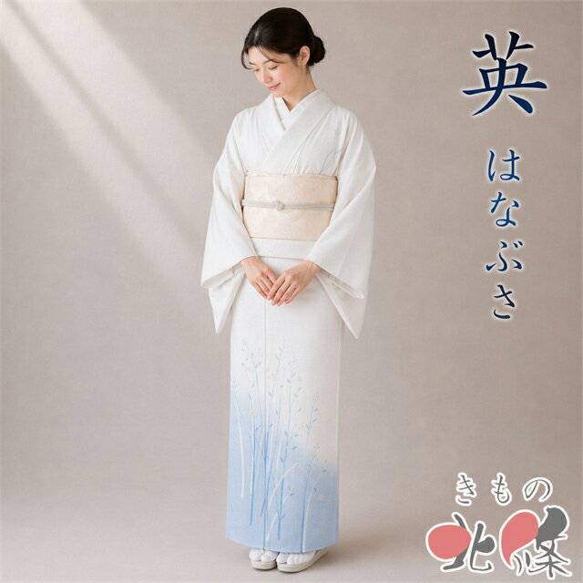 Rakuten - 【 中古 】 特選 夏物 付下げ 付け下げ 訪問着 リサイクル着物 洗える ポリ 絽 紋付 英 花の図 灰白色 多色 身丈159cm 裄66cm M ワイド A1357-2 [夏きもの 涼感 お茶会 お茶席 茶道 お宮参り 結婚式 母 和服 送料無料 きもの北條]