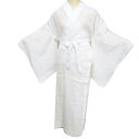 【 中古 】 夏物 夏襦袢 襦袢 麻 花模様 撫子 白色 身丈132cm 裄丈64cm A1186-5 [和服 長襦袢 リサイクル着物 肌着 kimono 購入...