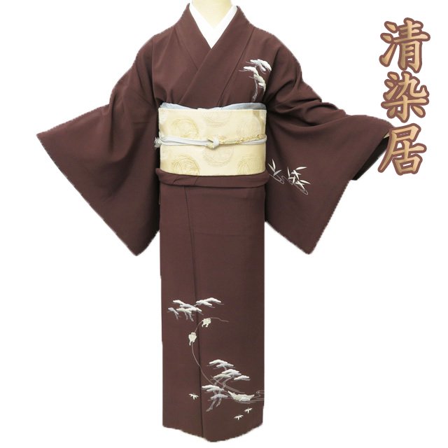 清染居本格京友禅訪問着正絹美品 - 訪問着・付け下げ
