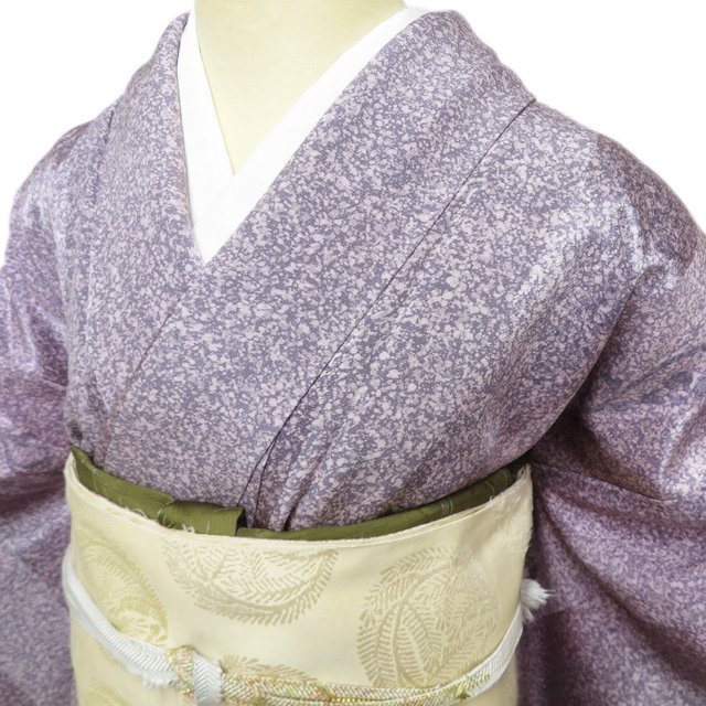 【 中古 】 付下げ 訪問着 リサイクル着物 正絹 袷 セミフォーマル 児島廣和 落款 唐草模様 薄紫系色 身丈158.5cm 裄66.5cm M A1313-11 [和服 入学式 卒業式 お茶会 お茶席 茶道 お宮参り 利休忌 送料無料 きもの北條] kimono-hojo-10082077 特選リサイクル着物 きもの北條 サンプル画像2