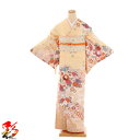 【レンタル】【黄色】 訪問着 フルセット レンタル (身長153cm〜163cm位) M L 七五三 卒業式 卒園式 母親 着物レンタル HL 結婚式 お宮参り...
