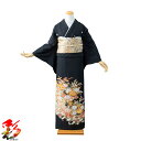 【レンタル】【黒留袖】【Tallサイズ】 『鳳凰と牡丹』izumo-i-t7870 正絹 結婚式 貸衣装 黒留袖レンタル 着物 母親 着物レンタル フルセット 留袖レンタル レンタル衣装 女性 【往復送料無料】【新品足袋プレゼント】