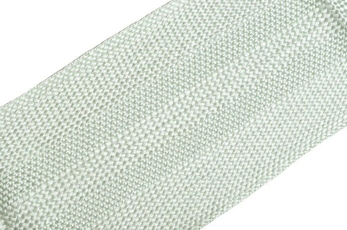 ≪京組紐の伝統技法≫　バイヤス半衿水浅葱色（ラメ入り）【半襟】【絹】 2