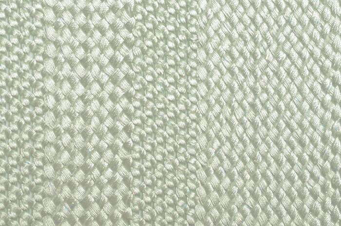 ≪京組紐の伝統技法≫　バイヤス半衿水浅葱色（ラメ入り）【半襟】【絹】 3