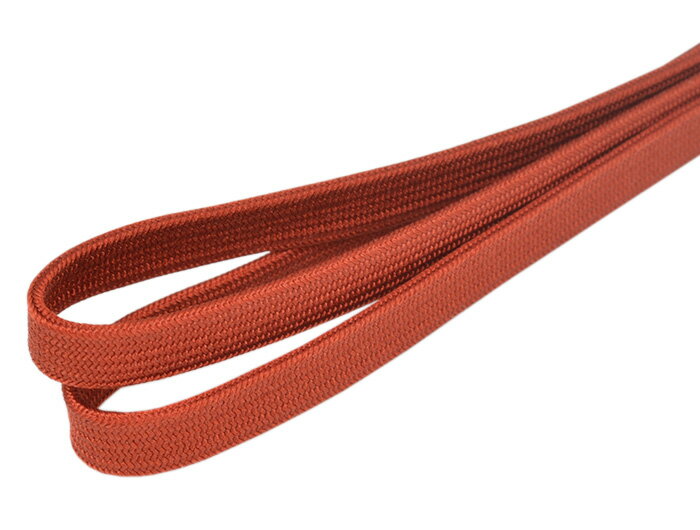 正絹　三分紐　煉瓦色（レンガ色）　M・LLサイズ　【帯締め】【さんぶひも】【obijime】