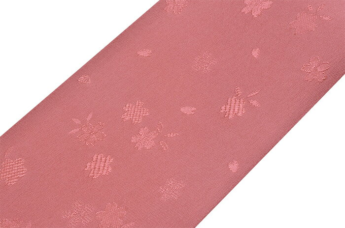 正絹 重ね衿 桜柄 紅梅色 【振袖】【袴】【成人式】【卒業式】 【日本製】【伊達衿】