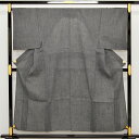 夏 紳士 男性 近江ちぢみ 上布 証あり 本麻 単衣 近江の麻 細い縞文様 黒 白 新品 身長180cm前後 トールサイズ 浴衣として 着用も可 上質な肌触り 手織り お食事会 夏のお食事会 花火 お稽古 送料無料 (06-01-2)