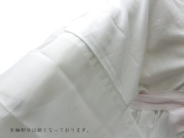 半襦袢 夏用 絽 掛け衿付き S M L LL 白 無地 洗える 和装 和服 着物 レディース 女性 日本製 セール対象外 wg