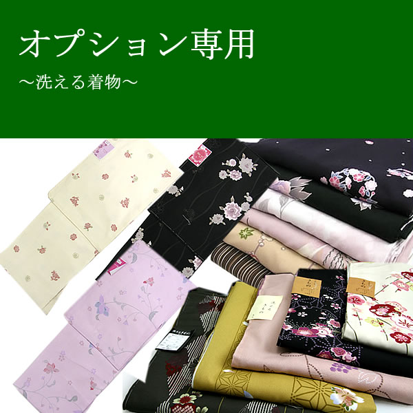 送料無料 オプション専用～洗える着物