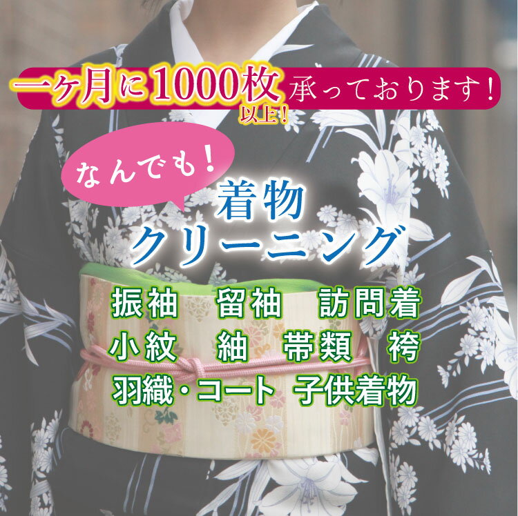 着物 クリーニング 宅配 正絹 きもの 訪問着 丸洗い 保存 シミ抜き プレス加工 シワ伸ばし 洗濯 メンテナンス お手入れ 京洗い 七五三 ..