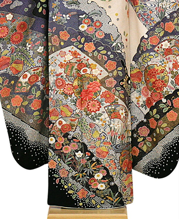 【レンタル】上品モダン白地にポイント刺繍44 振袖 成人式 結納 結婚式 およばれ 貸衣装 正絹 古典 前撮り かわいい モダン 往復送料無料 フルセット 着物レンタル 女性和服 ふりそで れんたる せいじんしき 人気 振り袖 成人式レンタル 卒業式 着物 】