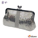 セール 京やO100 和装用バッグ 和装バッグ パーティバッグ クラッチバッグ ショルダーバッグ 2WAY シルバー アンティーク レトロ 着物用バッグ 和装洋...