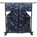 京やI520 ますいわ屋謹製 浴衣 ゆかた YUKATA 究極の大人女子浴衣 本絞り 木綿 本藍染 高級絞りの浴衣 有松絞り 有松鳴海絞 愛知県絞工業組合認定 ...