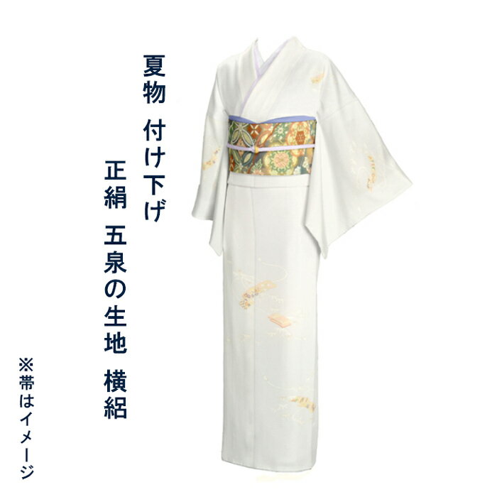 夏着物 付下げ 絽 蜻蛉 とんぼ 岩 刺繍 パールトーン加工 NK-1197 楽天市場】着物 夏 絽 付け下げの通販