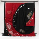 【5/1 0:00-★全品10%OFFクーポン】 振袖 未仕立て ふりそで 成人式 刺繍入り 絞り入り 丹後ちりめん 特選振袖 赤地 牡丹文 【卒業式】