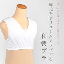 【6/25限定P5倍 & 最大1000円OFF】 和装ブラ 和装ブラジャー 胸が小さい人や胸板が薄い人用の補正ブラジャー(補正パット付) 胸元のボリュームアップ 和装下着 補正下着 いかり肩補正【日本製】