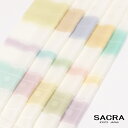 【5/11まで★20%OFF!17周年記念SALE】正絹 帯揚げ 和小物さくら 紋意匠 水玉 横段ぼかし 丹後ちりめん カジュアル 洒落向き 日本製 SACRA