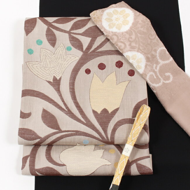 勝山織物 特選西陣織 紬袋帯【送料込み】