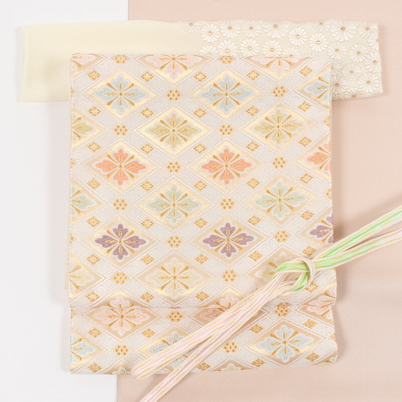 楽天きもの　和＜なごみ＞【12/4 20:00～★最大半額！決算SALE】名門「河合美術織物」特選西陣織 唐織袋帯 フォーマル袋帯 「能寿入子花菱文」 金地