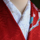 【5/1 0:00-★全品10%OFFクーポン】 半襟 刺繍半襟 振袖用 白地/紗綾形梅桜竹文(白×金刺繍) 成人式 卒業式 半衿 訪問着用 着物用 洗える ...