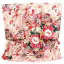 【レンタル】【お宮参り ブランド産着 女の子 薄ピンク 洋花】初着 産着フルセットレンタル 祝着レンタル 祝い着 赤ちゃん着物 ベビー帽子よだれかけセット 貸衣...