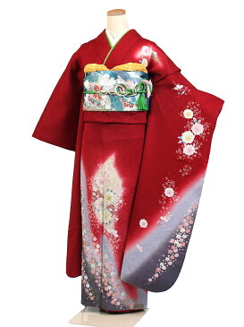 【レンタル】【振袖・赤地】振袖|レンタル|振袖セット|レンタル振袖|着物レンタル|貸衣装|結婚式|披露宴|親族|卒業式|パーティー|結納|女性和服|振袖フルセット|安い|往復送料無料
