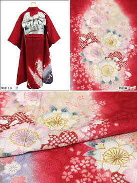 【レンタル】【振袖・赤地】振袖|レンタル|振袖セット|レンタル振袖|着物レンタル|貸衣装|結婚式|披露宴|親族|卒業式|パーティー|結納|女性和服|振袖フルセット|安い|往復送料無料