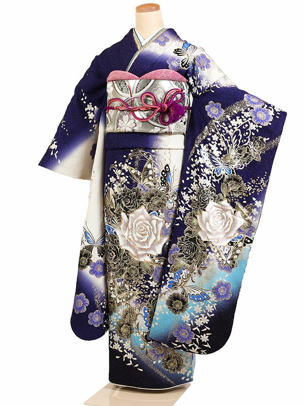 専用 ローラ ROLA 振袖 豪華 青 美品 ラインストーン 楽天市場】ローラ 振袖(和服|レディースファッション)の通販