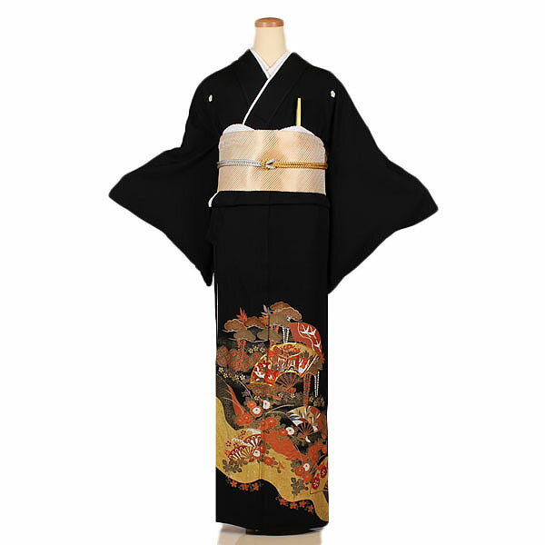 【レンタル】【単衣黒留袖】5月 6月 9月 ひとえ 結婚式 披露宴 貸衣装 貸衣裳 フルセット 女性 和服 母親着物 祖母 親族 新婦姉妹 和装婚 和婚 神社 ホテル式場 五つ紋 第一礼装 チャペル 往復送料無料 ts032