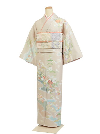 レンタル 訪問着 単衣 夏物 身長:155〜163cm ベージュ系 母親 着物 結婚式 お宮参り as-0105 レンタル 訪問着 単衣 夏物 身長:155〜163cm ベージュ系 母親 着物 結婚式 お宮参り as-0105