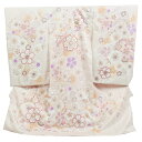 【レンタル】【初着 女児・白系 桜・四季花】お宮参り 産着 祝い着 産着レンタル 祝着レンタル 初宮参り 貸衣装 貸衣裳 帽子 よだれかけ セット フルセット 女の子 ベビー 赤ちゃん 子ども 着物 宮参り 安い かわいい 古典 往復送料無料 上質 b468
