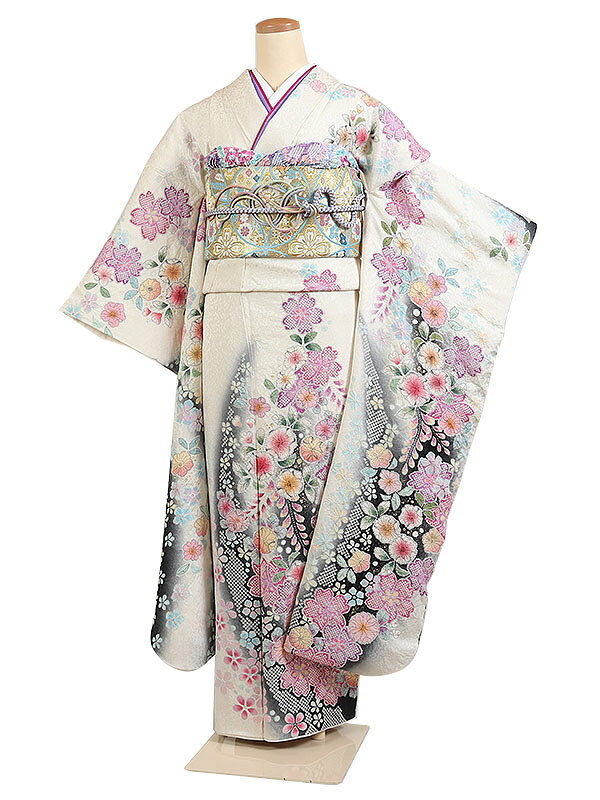 楽天市場】振袖 辻が花（カラーホワイト）（和服｜レディース