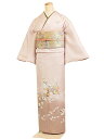 【レンタル】【訪問着 薄ピンク茶ぼかし 花】訪問着レンタル フルセット 入学式 卒業式 お宮参り 七五三 お母さん ママ 母親 訪問着セット レンタル訪問着 着...