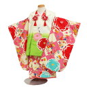 【レンタル】【七五三着物レンタル 3才女児被布 JAPAN STYLE(ジャパンスタイル) ピンク/ベージュ】ブランド 七五三 被布着物 3歳 被布セット 75...
