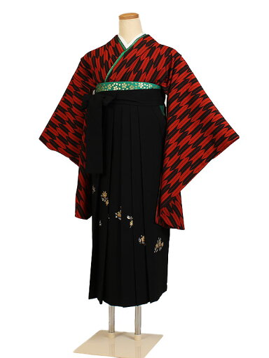 【レンタル】【小学生 卒業式 袴 女の子 赤黒地矢羽柄×黒袴】卒業式 女の子 小学生 袴レンタル 女袴 小学校 卒業式 ジュニア 子ども フルセット二尺袖 着物 卒業袴 卒業式袴セット 袴フルセット 学生 安い 矢絣 大正ロマン 往復送料無料 身長143〜148cm 12歳 13歳 jn123 【レンタル】【小学生 卒業式 袴 女の子 赤黒地矢羽柄×黒袴】卒業式 女の子 小学生 袴レンタル 女袴 小学校 卒業式 ジュニア 子ども フルセット二尺袖 着物 卒業袴 卒業式袴セット 袴フルセット 学生 安い 矢絣 大正ロマン 往復送料無料 身長143〜148cm 12歳 13歳 jn123