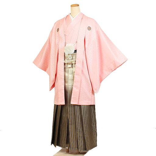 【レンタル】【成人式紋付袴 ピンク菱紋×白金ぼかし縞柄】165cm〜170cm 紋付袴レンタル 男着物 袴 レンタル 紋付フルセット レンタル紋付 着物レンタル 貸衣装 成人式着物 男 男性用袴レンタル 二十歳 ハタチ 和服 安い メンズ 派手 往復送料無料 mt47s 【レンタル】【成人式紋付袴 ピンク菱紋×白金ぼかし縞柄】165cm〜170cm 紋付袴レンタル 男着物 袴 レンタル 紋付フルセット レンタル紋付 着物レンタル 貸衣装 成人式着物 男 男性用袴レンタル 二十歳 ハタチ 和服 安い メンズ 派手 往復送料無料 mt47s