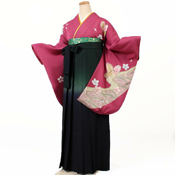 【レンタル】【女性用袴・ローズピンク地】卒業式｜袴｜レンタル｜女｜女性｜着物｜大学生｜卒業袴｜貸衣装 ...