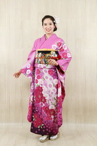 レンタル振袖セット・赤紫地〔2月〜12月ご利用〕〔振袖レンタル〕〔結婚式・披露宴・パーティ〕〔卒業式レンタル〕〔貸衣装〕【往復送料無料】【smtb-k】【ky】