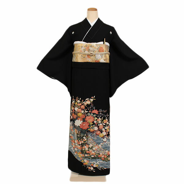 【レンタル】【黒留袖・広幅】留袖｜黒留袖｜着物｜レンタル｜結婚式｜披露宴｜貸衣装｜貸衣裳｜フルセット｜女性和服｜和服｜母親｜祖母｜親族｜チャペル｜安い｜往復送料無料