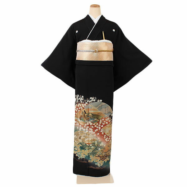 【レンタル】【黒留袖】留袖|黒留袖|着物|レンタル|結婚式|披露宴|貸衣装|貸衣裳|フルセット|女性和服|和服|母親|祖母|親族|チャペル|安い|往復送料無料